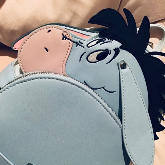 NWTs! ?EXCLUSIVE? Adorable LOUNGEFLY Disney Eeyore Backpack! ? main image 4